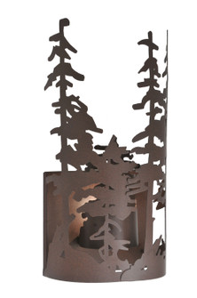 Tall Pines One Light Wall Sconce in Caf Noir (57|107625)