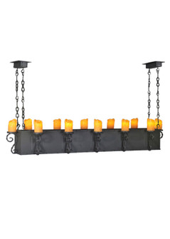 Carpathian 12 Light Chandelier in Wrought Iron (57|106933)