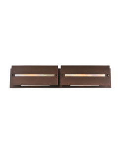 Moss Creek Two Light Vanity in Cinnamon Coffee Metallic (57|106361)