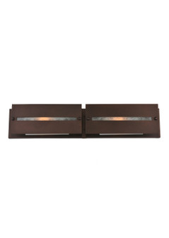 Moss Creek Two Light Vanity in Cinnamon Coffee Metallic (57|106346)