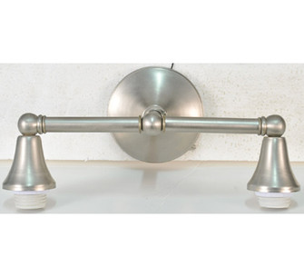Cone Cap Two Light Wall Sconce Hardware in Nickel (57|104895)
