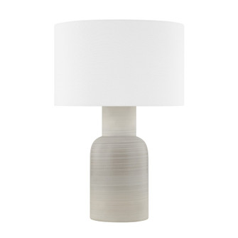 Breezy Point One Light Table Lamp in Aged Brass/Ceramic Matte Dune (70|L2060-AGB/CMD)