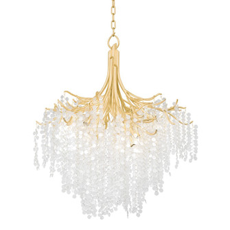 Genoa Nine Light Chandelier in Gold Leaf (68|350-32-GL)