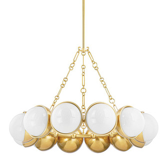 Althea 12 Light Chandelier in Vintage Polished Brass (68|340-43-VPB)