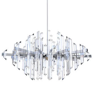 Facet LED Chandelier in Polished Chrome (326|FAC-45P-PC-27U-30K)