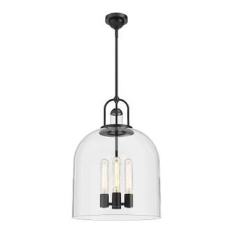 Lancaster Four Light Pendant in Matte Black (452|PD461104MB)