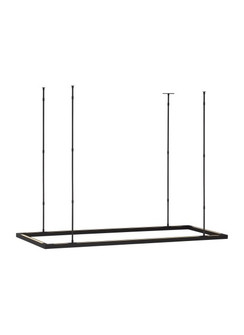 Stagger LED Linear Suspension in Nightshade Black (182|MDLS18727B)