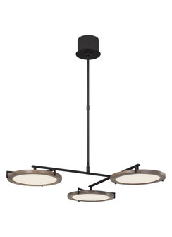 Shuffle LED Chandelier in Nightshade Black (182|CDCH17227WOB)