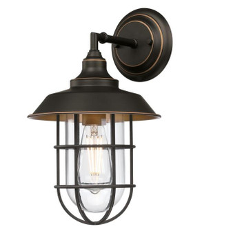 Iron Hill One Light Wall Fixture in Black-Bronze With Highlights (88|6121600)