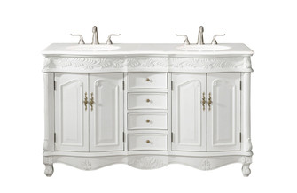 Windsor Double Bathroom Vanity in Antique white (173|VF-1049-VW)