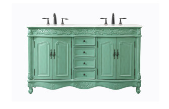 Windsor Double Bathroom Vanity in Vintage mint (173|VF-1049VM-VW)