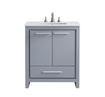 Filipo Single Bathroom Vanity in Grey (173|VF-1028-VW)