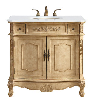 Danville Single Bathroom Vanity in Antique beige (173|VF10136AB-VW)