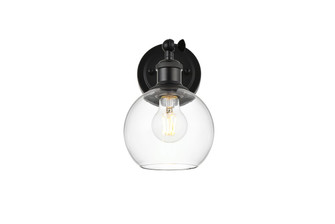 Kai One Light Bath Sconce in Black (173|LD7325W6BLK)