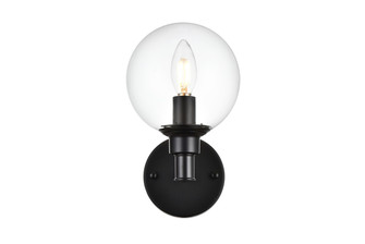 Jaelynn One Light Bath Sconce in Black (173|LD7318W6BLK)
