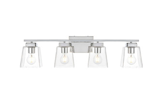 Merrick Four Light Bath Sconce in Chrome and Clear (173|LD7312W32CH)