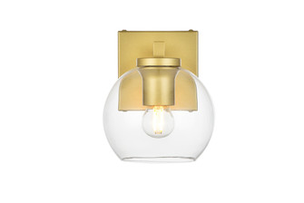 Juelz One Light Bath Sconce in Brass (173|LD7311W6BRA)