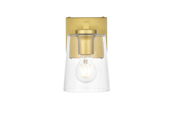 Kacey One Light Bath Sconce in Brass (173|LD7310W5BRA)