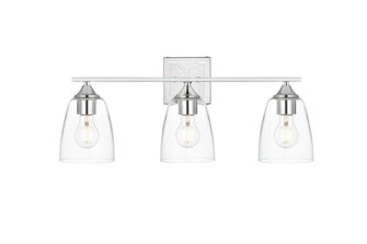 Harris Three Light Bath Sconce in Chrome and Clear (173|LD7309W24CH)