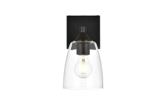 Gianni One Light Bath Sconce in Black (173|LD7307W5BLK)