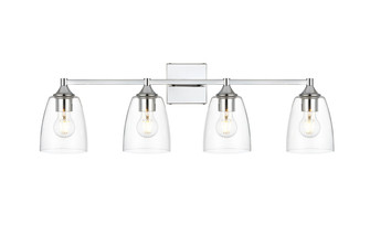 Gianni Four Light Bath Sconce in Chrome and Clear (173|LD7307W32CH)