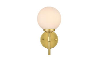 Ansley One Light Bath Sconce in Brass (173|LD7301W6BRA)