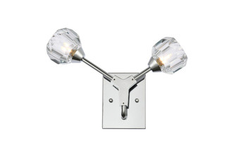 Zayne Two Light Wall Sconce in Chrome (173|3508W15C)