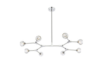 Zayne Eight Light Pendant in Chrome (173|3508D45C)
