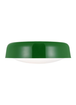 Draper Two Light Flush Mount in Green (454|KSF1102GRN)