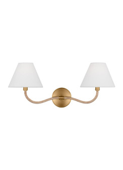 Laguna Two Light Wall Sconce in Burnished Brass (454|CW1302BBS)