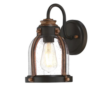Cindy One Light Wall Fixture in Oil Rubbed Bronze And Barnwood (88|6118100)
