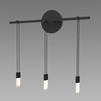 Suspenders Three Light Bath Bar in Satin Black (69|S1M18K-JFXXXX12-RP01)