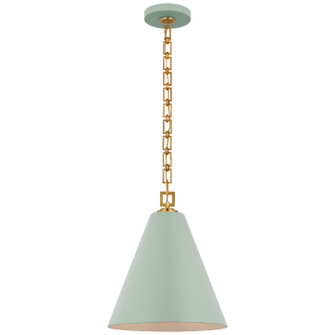 Theo LED Pendant in Pale Blue and Gild (268|JN 5321PLB/G)