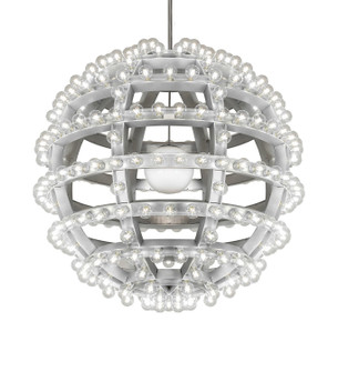 Atlas LED Chandelier in Sparkle Silver (57|256168)