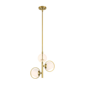 Teatro Three Light Pendant in Brushed Gold (43|D296C-15P-BG)