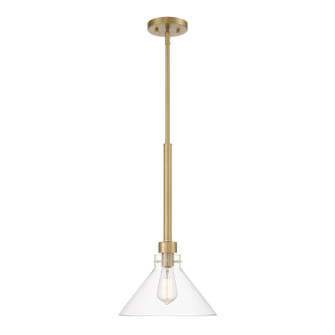 Willow Creek (existing DF extension) One Light Pendant in Brushed Gold (43|D204M-12P-BG)