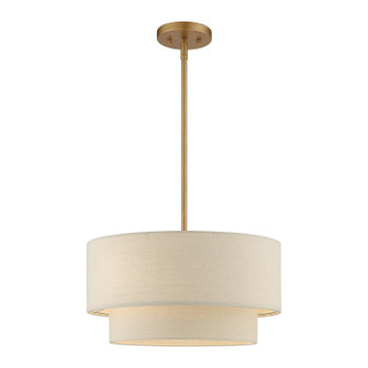 Bellingham Three Light Pendant Chandelier in Antique Gold Leaf (107|58892-48)