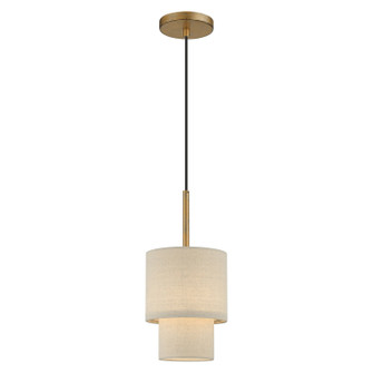 Bellingham One Light Mini Pendant in Antique Gold Leaf (107|58891-48)