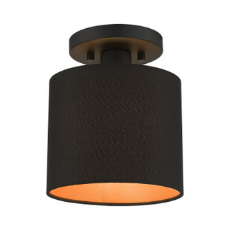 Sentosa One Light Semi-Flush Mount in Black (107|45084-04)