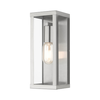 Gaffney One Light Outdoor Wall Lantern in Brushed Nickel (107|28032-91)