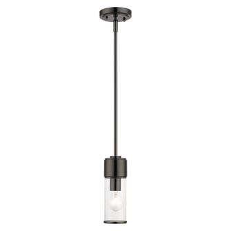 Quincy One Light Mini Pendant in Black Chrome (107|17140-46)