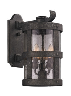 Barbosa Three Light Wall Lantern in Aged Pewter (67|B3312-APW)