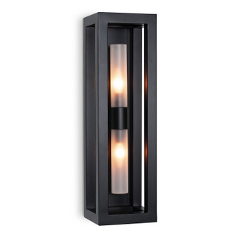 Montecito Two Light Wall Sconce in Black (400|17-1031)
