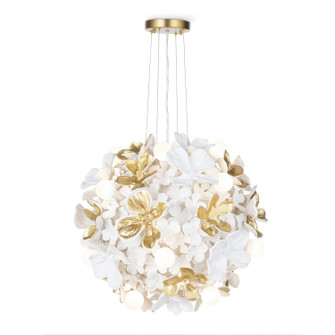 Dogwood LED Chandelier in White (400|16-1410)