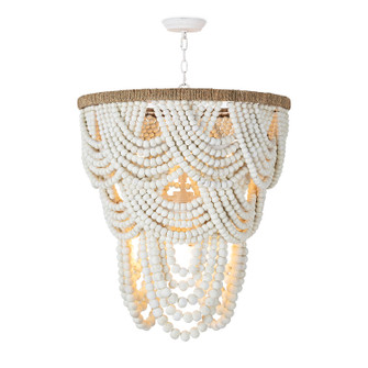 Lorelei Six Light Chandelier in White (400|16-1179WT)