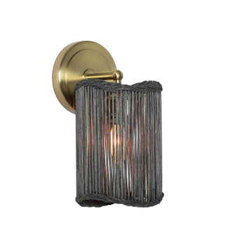 Nimes One Light Wall Sconce in Black (400|15-1223BLK)