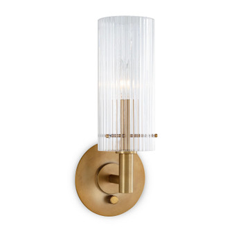 Dixie One Light Wall Sconce in Natural Brass (400|15-1222NB)