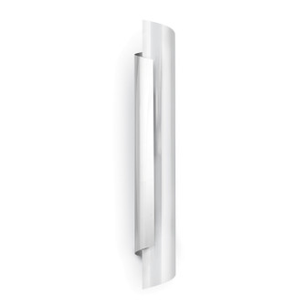 Flute Two Light Wall Sconce in Polished Nickel (400|15-1214PN)