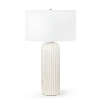 Caldon One Light Table Lamp in White (400|13-1611)