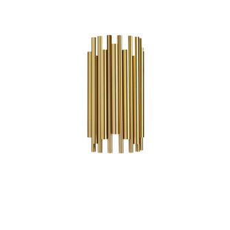 Weslyn Two Light Wall Lamp in Aged Brass (216|WSL-122W-AGB)